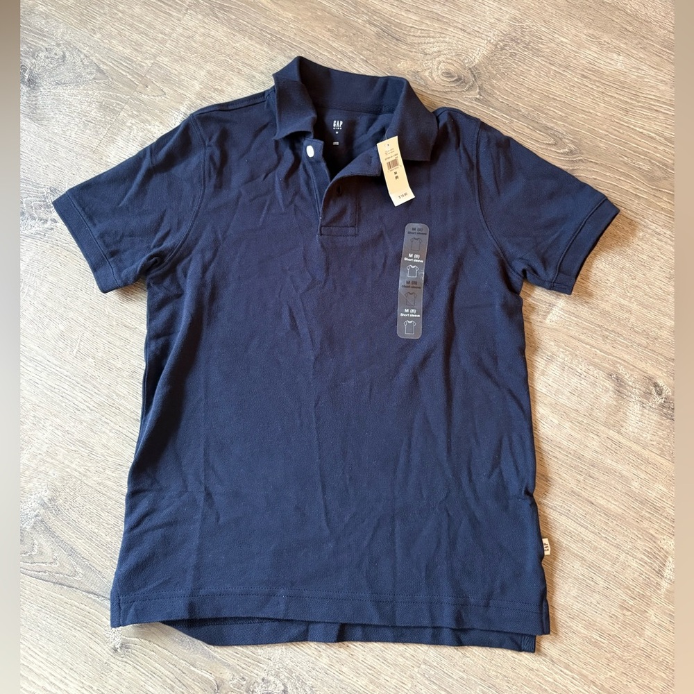 GAP Kids Navy Polo Shirt- NWT size 8